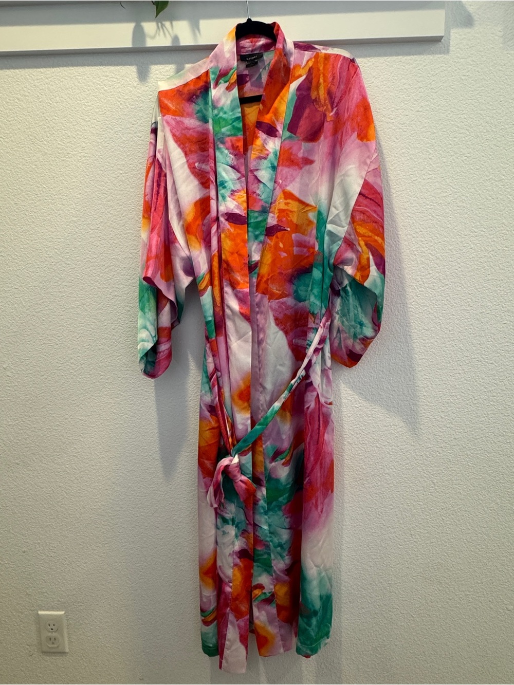Natori long satin robe